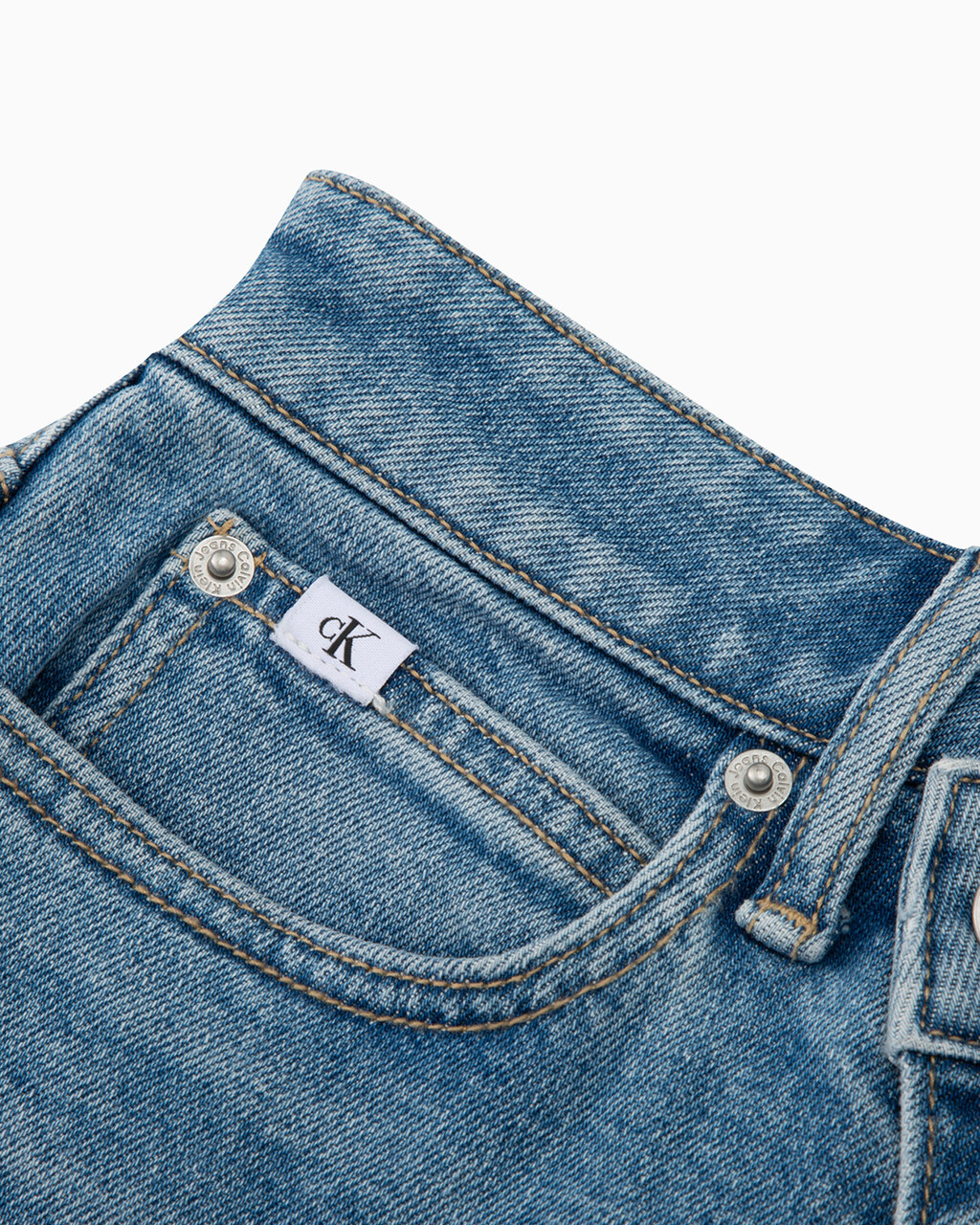 RECONSIDERED FRONT SPLIT MAXI DENIM SKIRT, Med Blue F Split Cross Wb Rwh, hi-res
