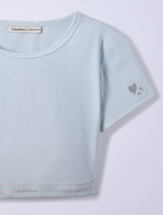 Jung Kook for Calvin Klein Heritage Cotton Lightly Lined T-Shirt Bralette