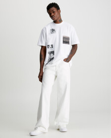 RELAXED PHOTO GRAPHIC T-SHIRT, Bright White, hi-res