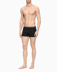 CK One Cotton Trunks, Black, hi-res