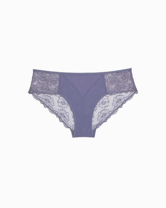 CK Black Mini Floral Lace Hipster