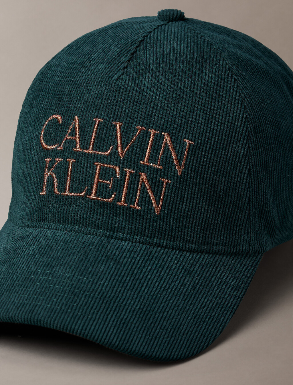 Calvin Klein Corduroy Cap, Navy Teal, hi-res
