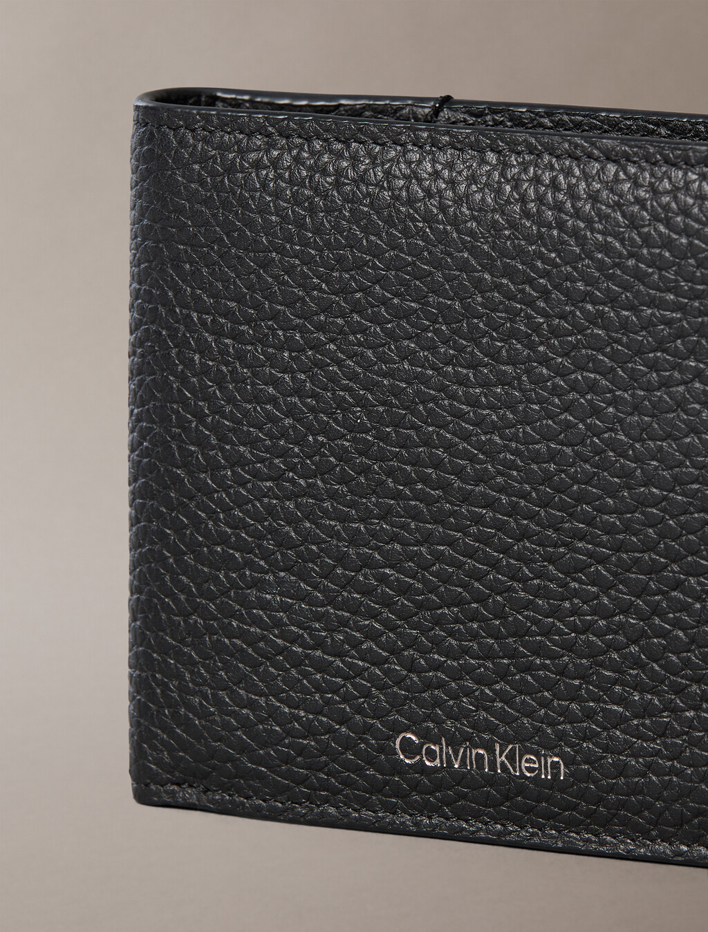 Full-Grain Leather RFID Trifold Wallet, Black, hi-res