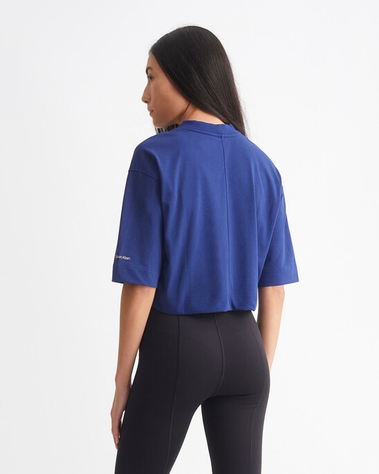 CK Athletic Cropped Gym T-Shirt