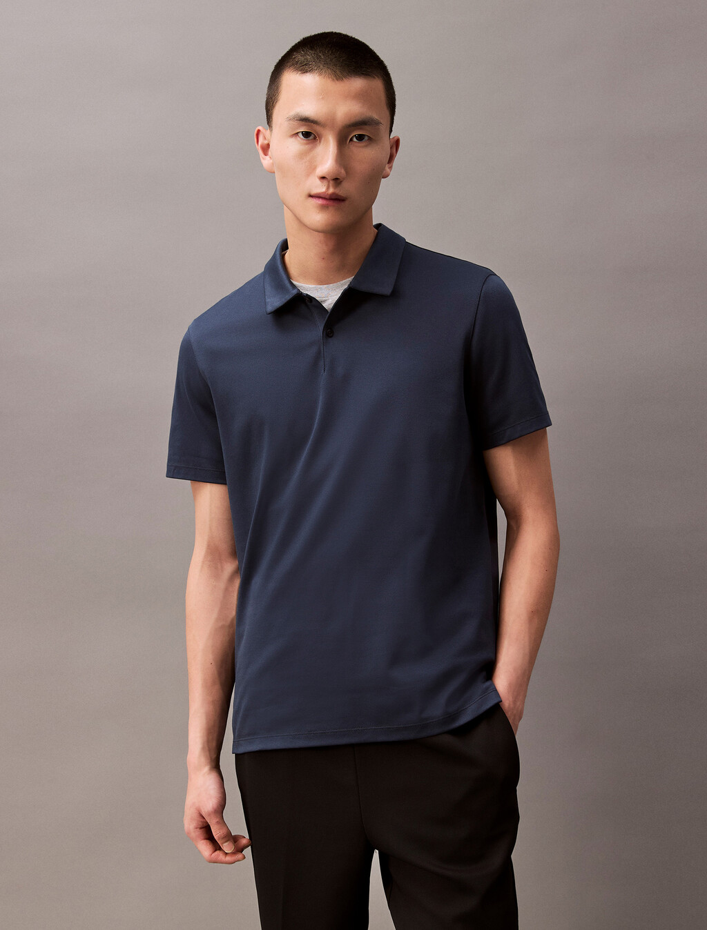 Performance Stretch Polo, Dark Sapphire, hi-res