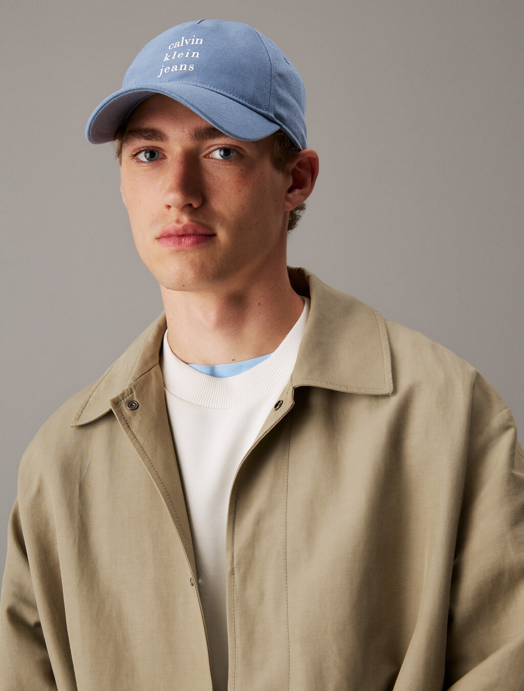 Twill Logo Cap, Faded Denim, hi-res