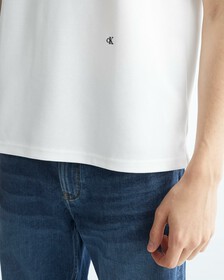 PREMIUM CAPSULE MONOGRAM TEE, BRIGHT WHITE, hi-res