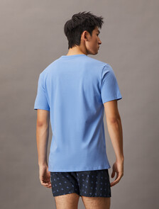 3 Pack Cotton Stretch Crewneck Tees, BUFF PINK/BAYOU/GLACIER, hi-res