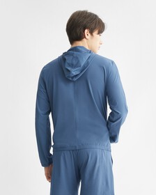 HOODED WINDBREAKER, CRAYON BLUE, hi-res