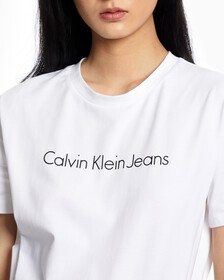 INSTITUTIONAL STRAIGHT TEE, Bright White, hi-res