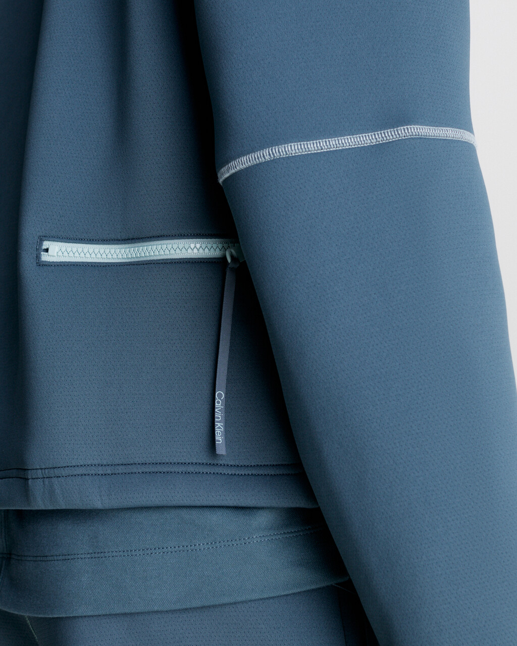 Zip Up Logo Hoodie, DARK SLATE, hi-res