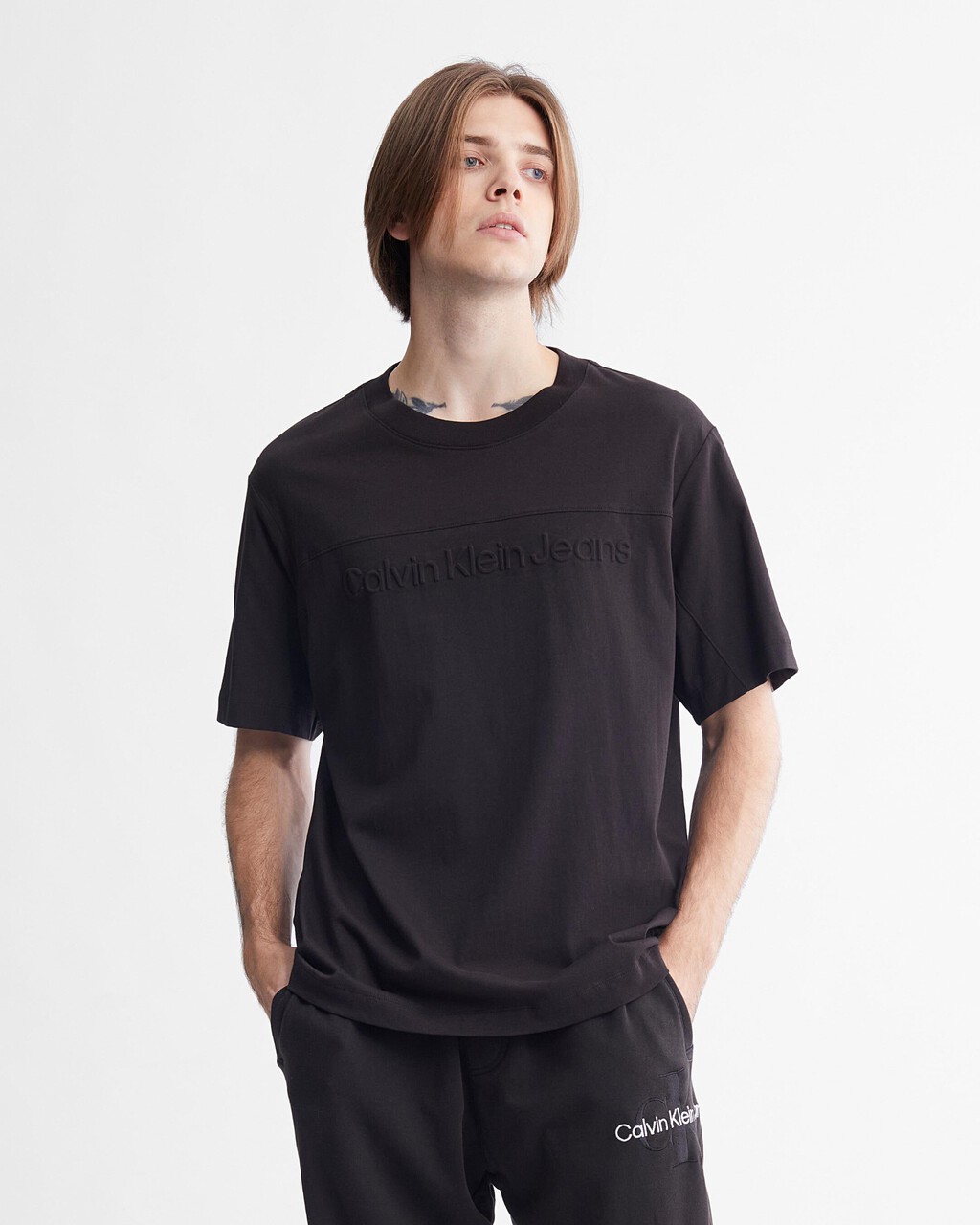 Calvin Klein Institutional T-Shirt (Black) - Delbro Premium