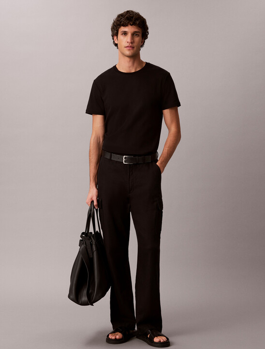 Slim Sleek Double Knit Monogram Tee