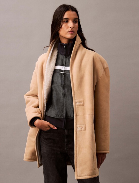 Reversible Shearling Coat