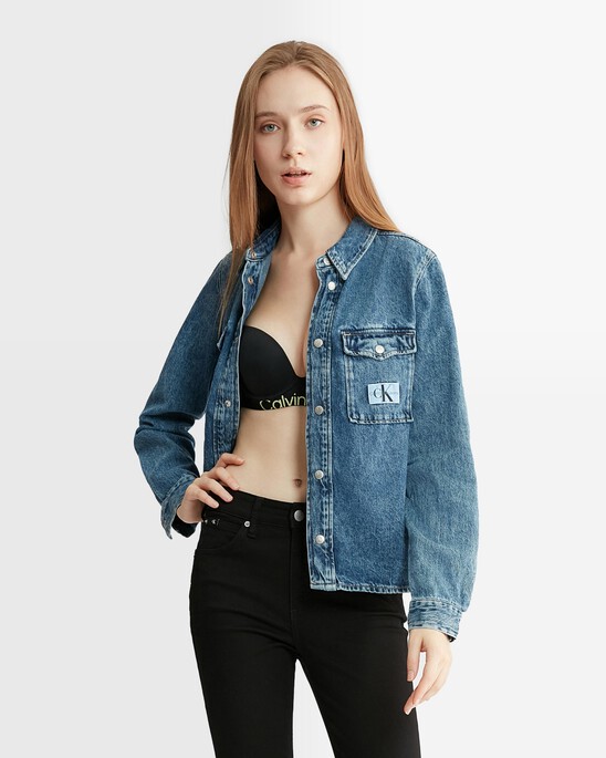 Stonewash Slim Denim Shirt