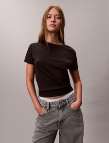 Nano Logo Supima Cotton Tee, Black, hi-res