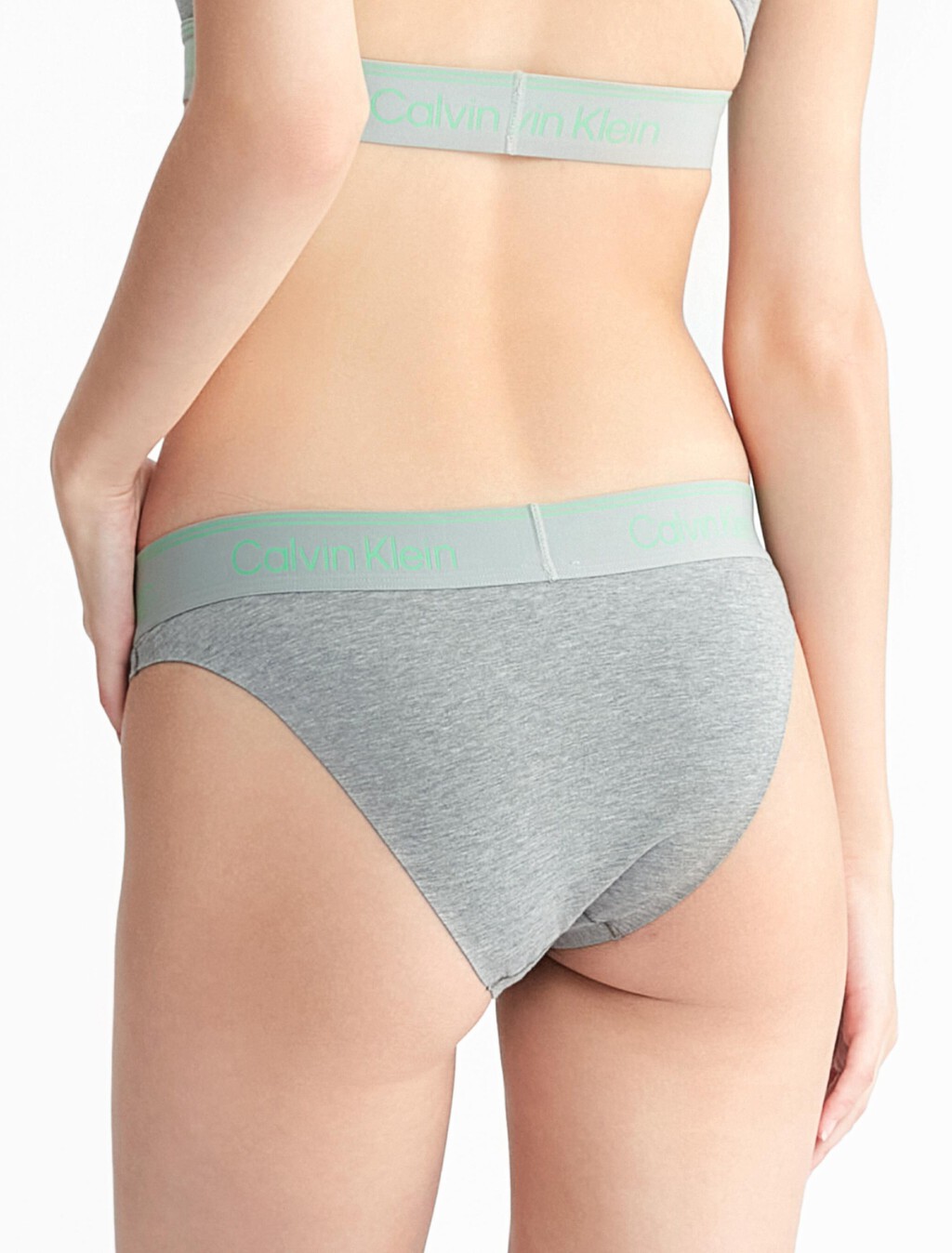 Athletic Cotton Tanga, Medium Grey Heather, hi-res