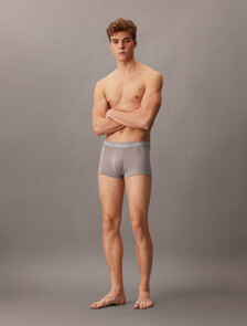 Cotton Stretch Low Rise Trunk 5 Pack, Black/Charcoal Heather/Syrah/White/Sand Trap, hi-res