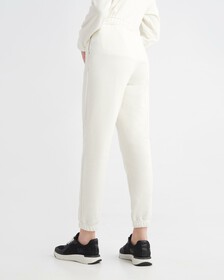 ESSENTIALS KNIT SWEATPANTS, WHITE SUEDE, hi-res