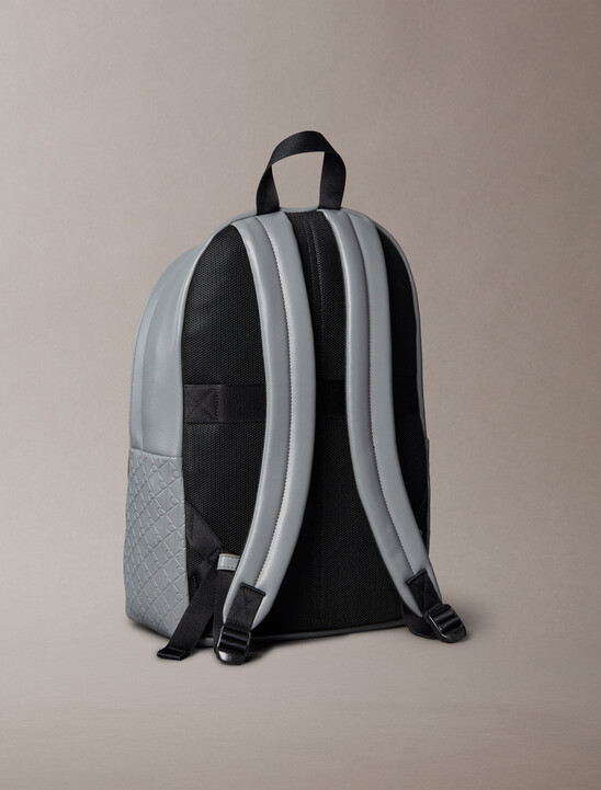 Embossed Allover Monogram Backpack