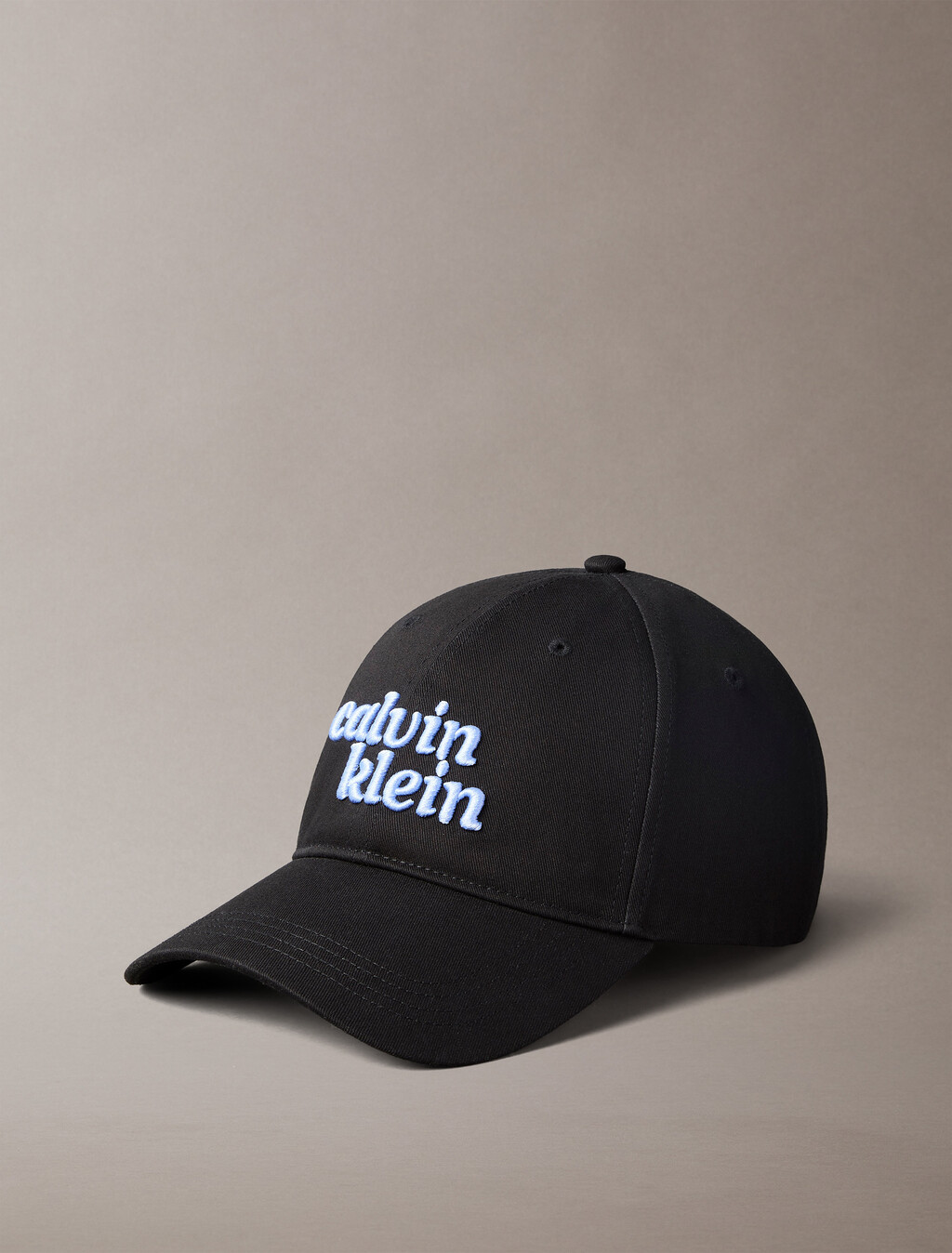 1989 Embroidered CK Logo Cap, Black, hi-res