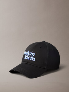 1989 Embroidered CK Logo Cap, Black, hi-res