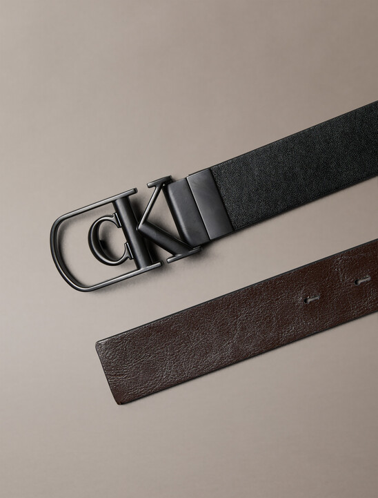 Curve Monogram Buckle Reversible Belt 32mm