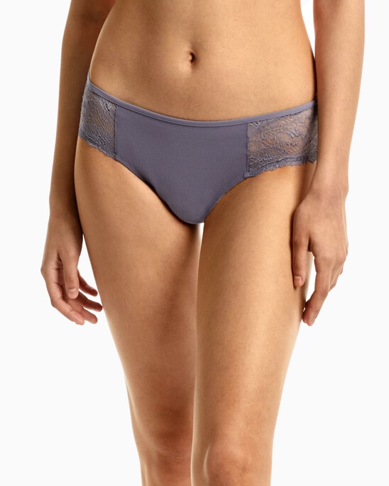 CK Black Mini Floral Lace Hipster