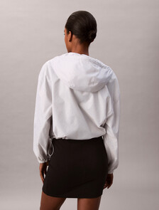 All Over Print Logo Jacquard Wind Jacket, Silver Haze, hi-res