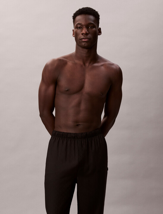 Satin Jacquard Pyjama Pants