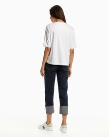 PREMIUM CAPSULE RELAXED FIT SWEATSHIRT, BRIGHT WHT, hi-res
