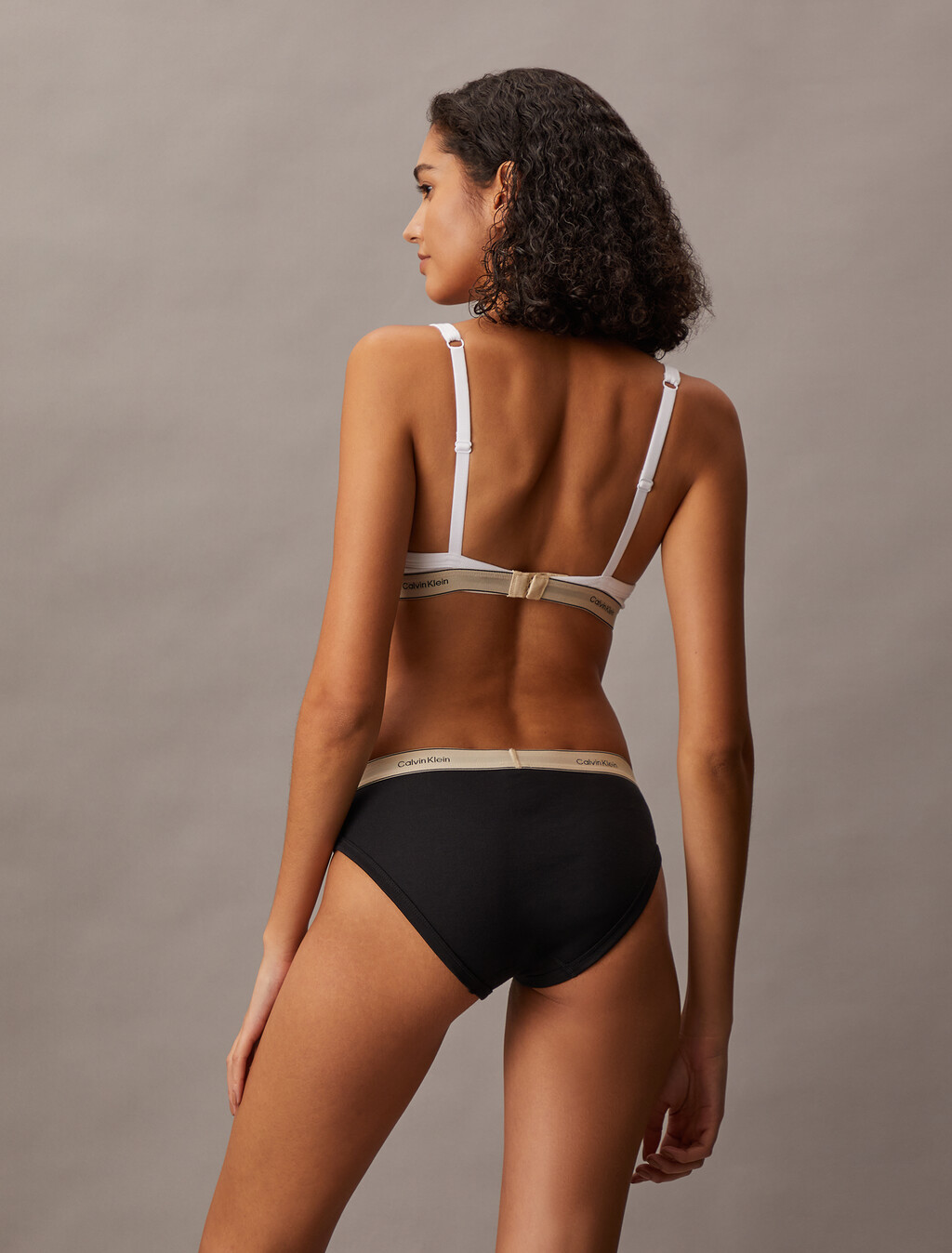 Bikini Briefs - Heritage Cotton, Black, hi-res