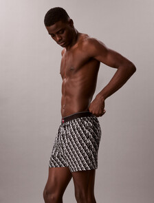 CK X Cotton Monogram Slim Boxer, STEPPING LOGO BLACK, hi-res