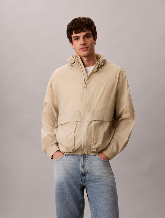 Lightweight Packable Nylon Windbreaker