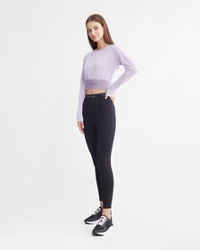 Icon Relaxed Cropped Tee, PASTEL LILAC, hi-res