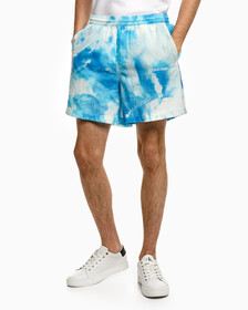 CLOUD PRINT WOVEN SHORTS, Summer Splash Aop, hi-res