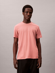 Solid Liquid Touch Crewneck Tee, Sunset Rose, hi-res