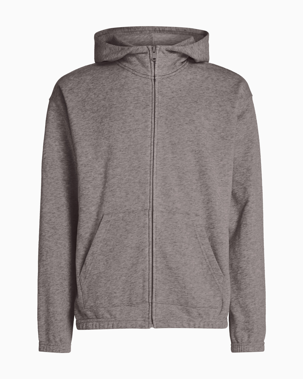 Cotton Terry Hoodie, DARK RABBIT, hi-res