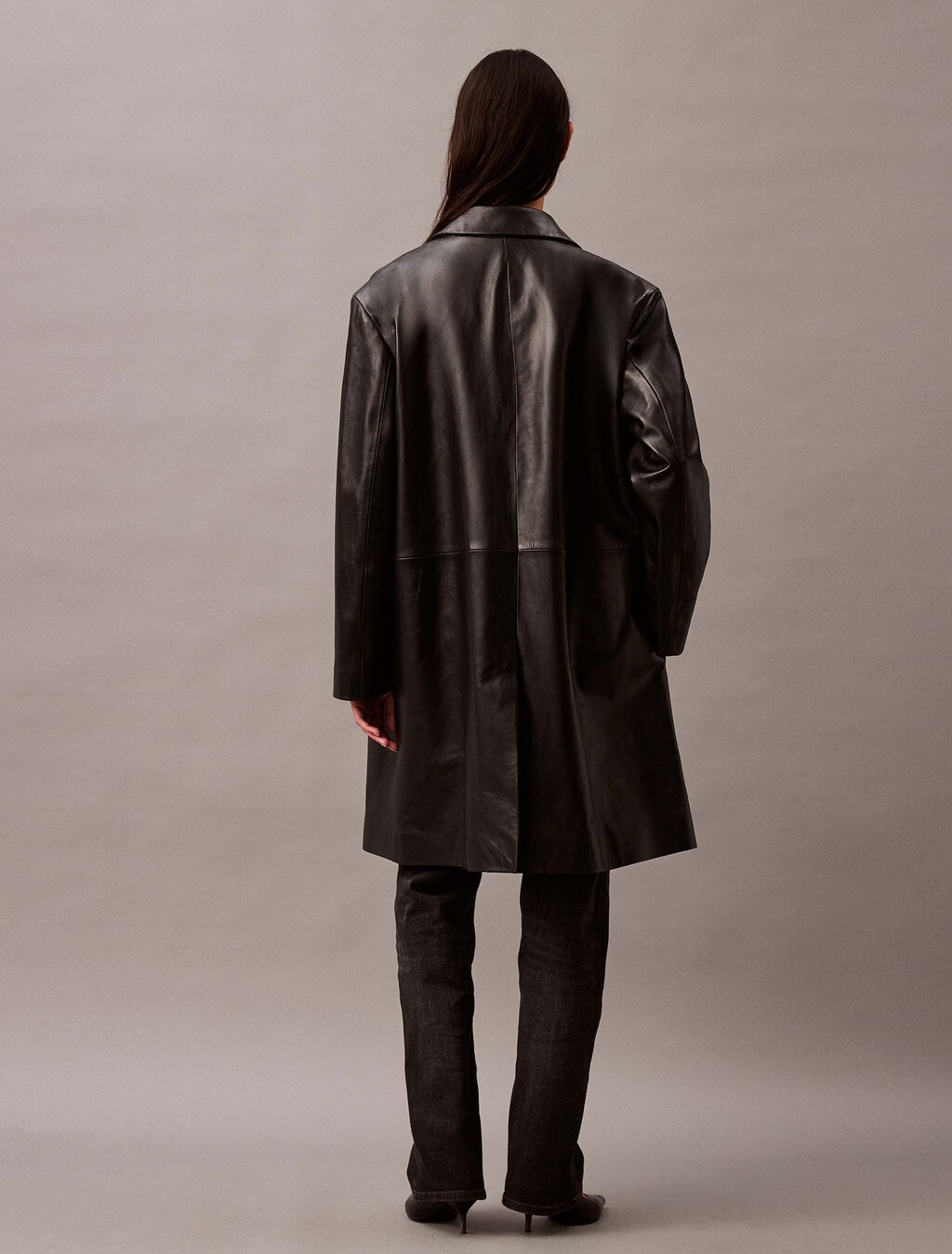 Lamb Suede Car Coat, Black Beauty, hi-res