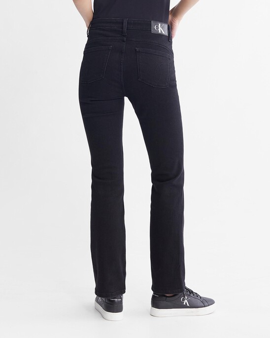 Brush Lined High Rise Body Slim Bootcut Jeans