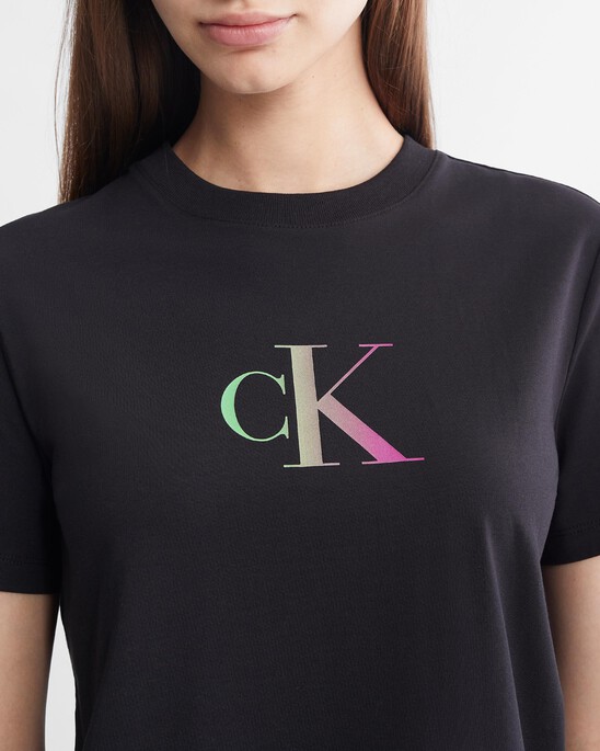 Hyper Real Gradient Monogram Tee