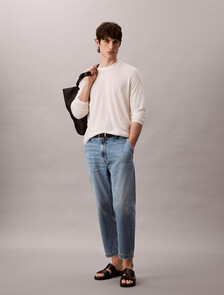90's Tapered Cropped Jeans, NEWPORT, hi-res