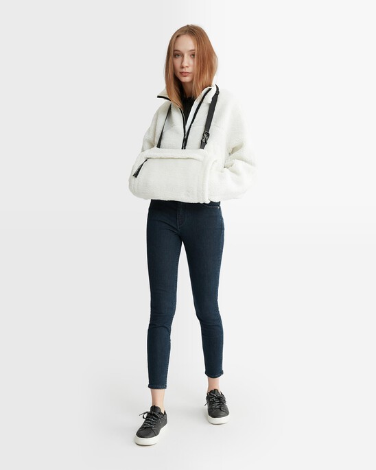 Cropped Sherpa Jacket