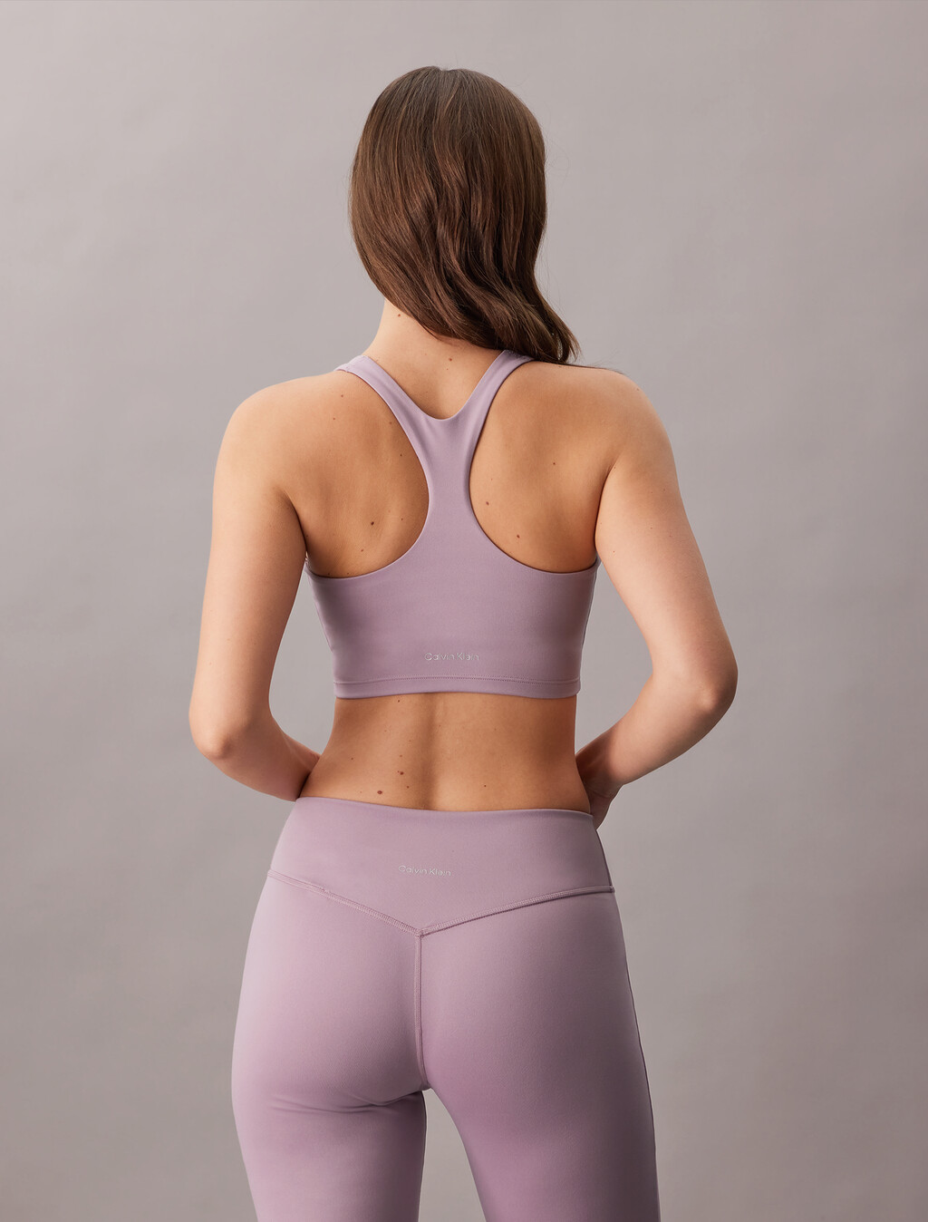 Quick-Dry Longline Racerback Sports Bra, Coy Purple, hi-res