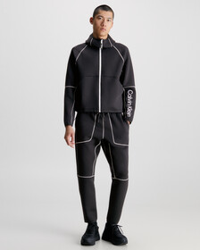 Zip Up Logo Hoodie, BLACK BEAUTY, hi-res