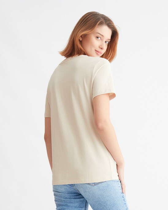 ORGANIC COTTON MONOGRAM TEE
