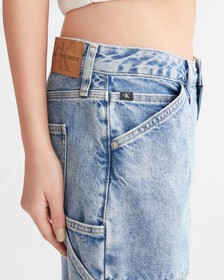 RECONSIDERED 90S STRAIGHT UTILITY SHORTS, Denim Light, hi-res