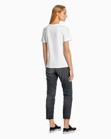 WHITE ON WHITE MONOGRAM SLIM FIT, Bright White, hi-res
