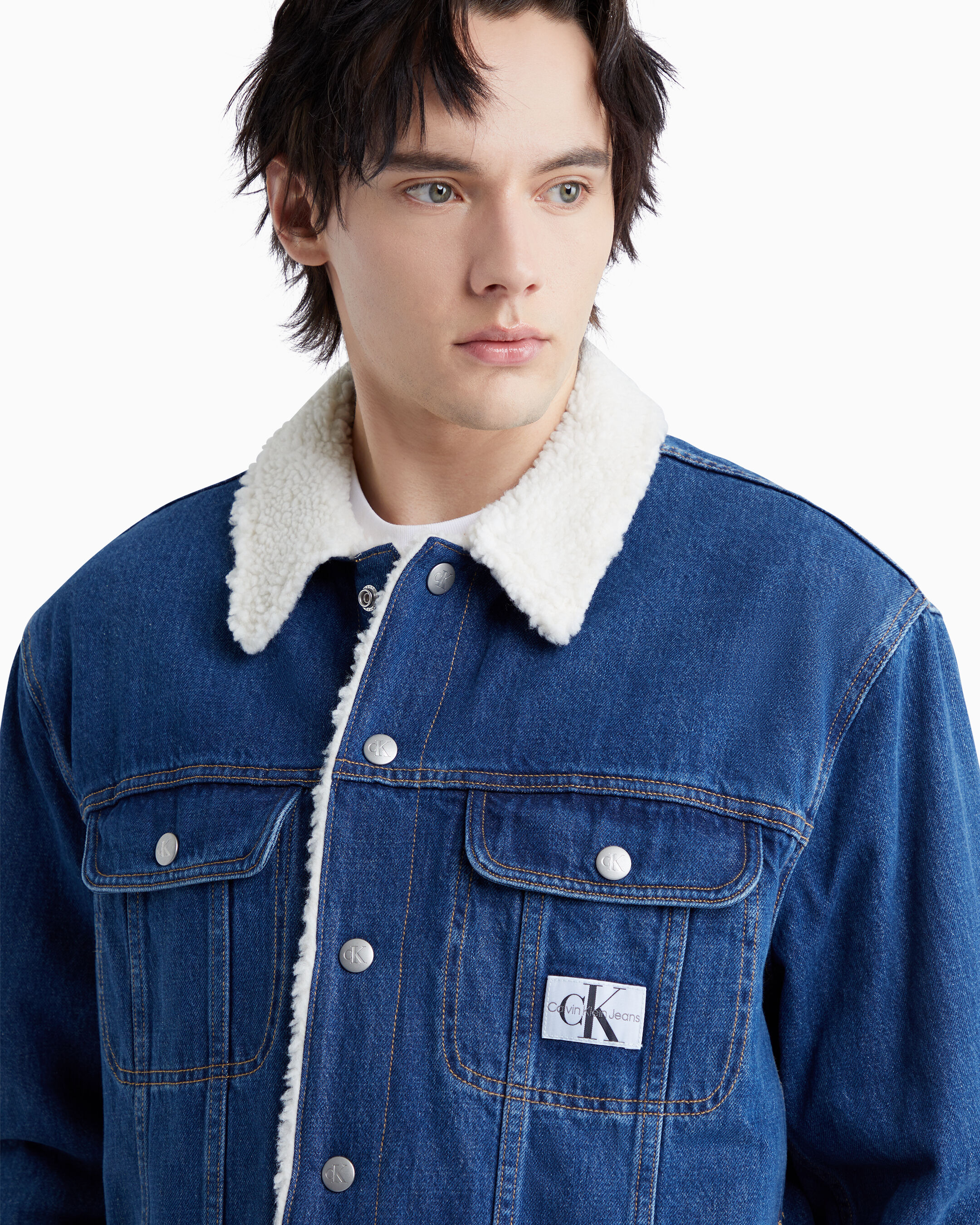 Mens calvin cheap klein jean jacket