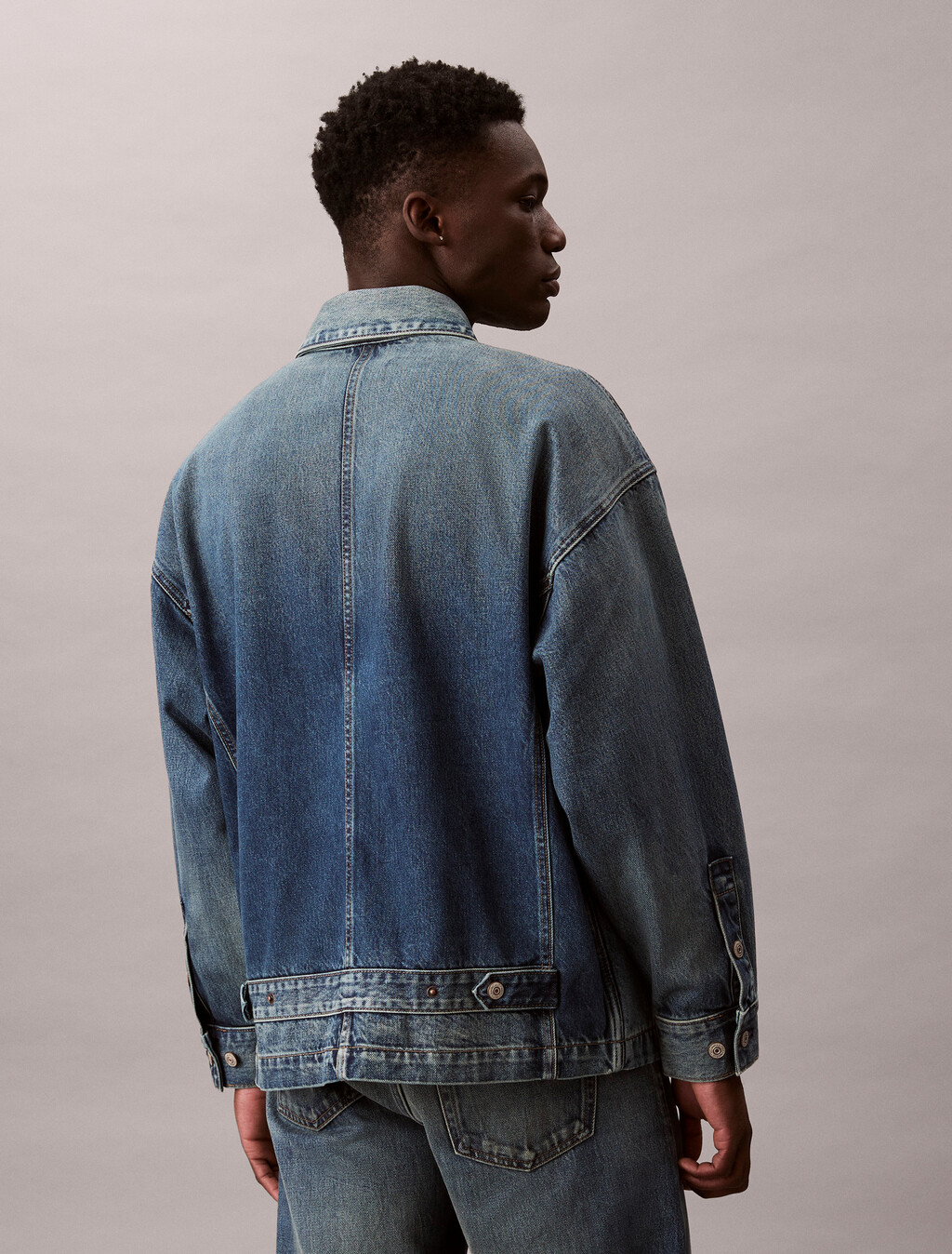 Denim Relaxed Field Jacket, GOLD COAST SUNSET, hi-res